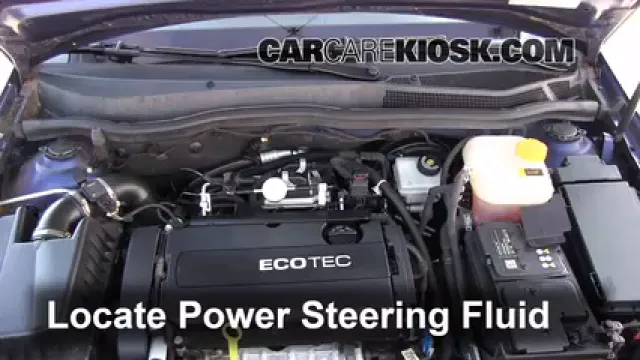 2008 Saturn Astra XR 1.8L 4 Cyl. (4 Door) Power Steering Fluid Check Fluid Level